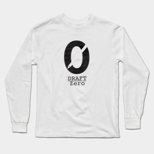 Draft Zero "Logo" front Long Sleeve T-Shirt